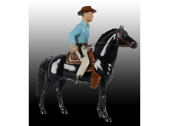 Appraisal: Hartland Horse and Josh Randall Rider Description Rider Walking black