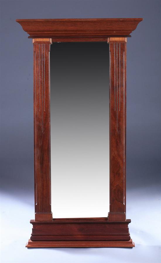 Appraisal: EASTLAKE STYLE MAHOGANY WALL MIRROR Late th century composed of