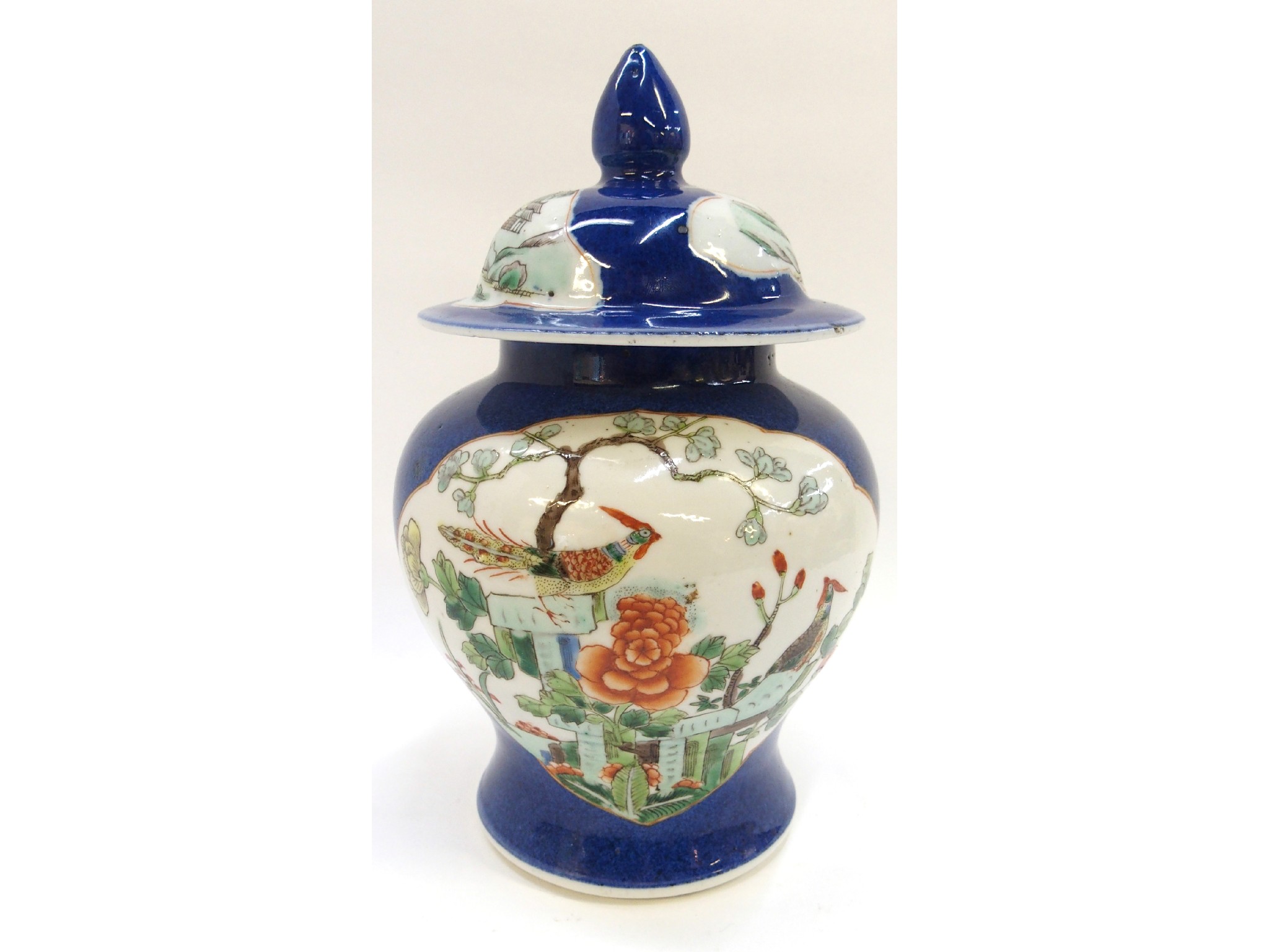 Appraisal: Chinese porcelain covered vase