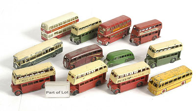 Appraisal: Dinky Toys a mixed group of Buses To include Double