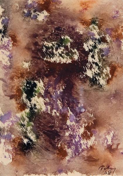 Appraisal: Mark Tobey American - Untitled signed and dated 'Tobey '