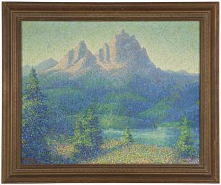 Appraisal: Gary Sheahan Tetons signed and dated lower left Gary '