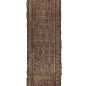 Appraisal: A Bidjar Wool Rug Mid- th Century feet inches x