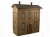 Appraisal: DOLL HOUSE - Large Victorian pine doll house Slant roof