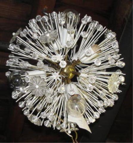 Appraisal: Midcentury Sputnik Form Chandelier From a NY estate in storage