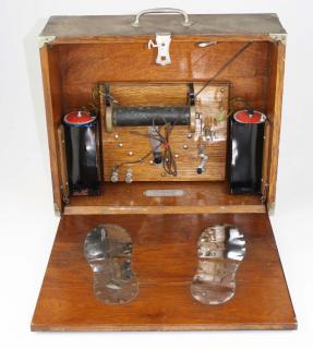 Appraisal: Roche Electric Hygienic Machine Medical Quackery Device Oak Case Contains