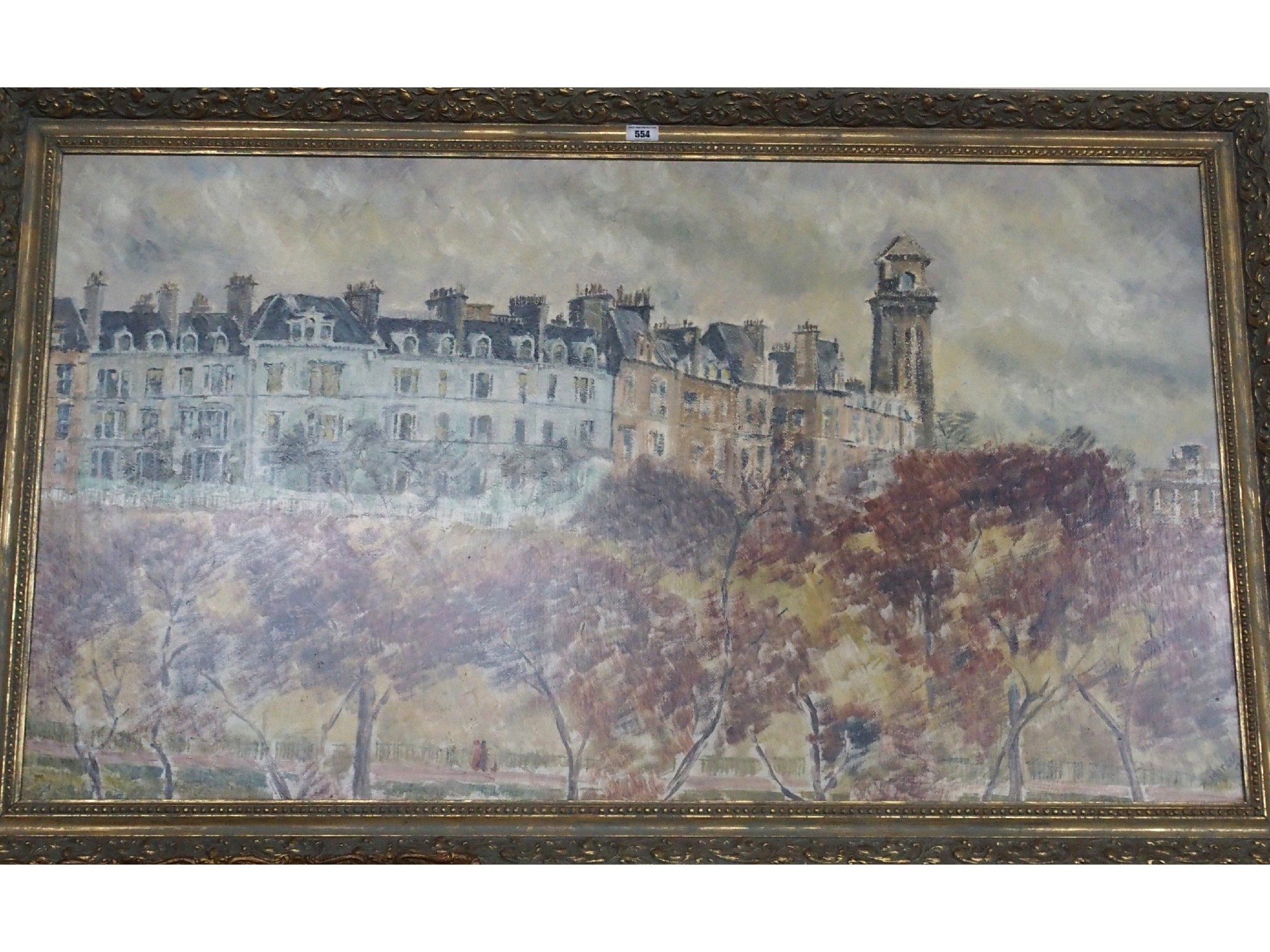 Appraisal: HENRY JOSEPH MARDEN Park Circus signed and indistinctly dated oil