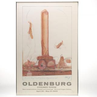 Appraisal: After Claes Oldenburg lithograph After Claes Oldenburg lithograph Claes Oldenburg