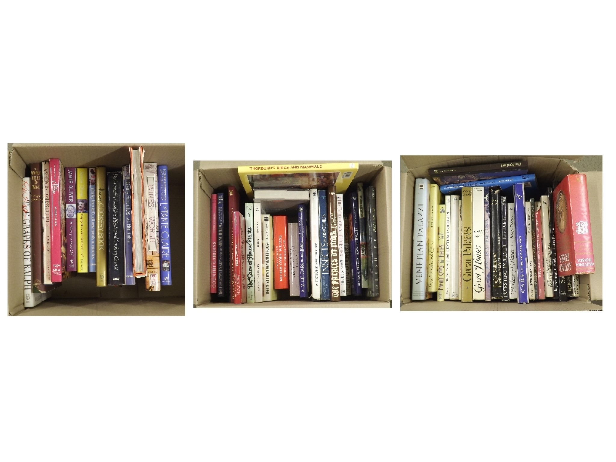 Appraisal: Three boxes of books to include books on architecture history