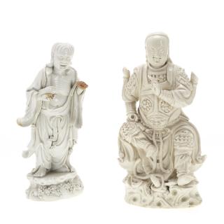 Appraisal: Chinese blanc de chine figures Chinese blanc de chine figures