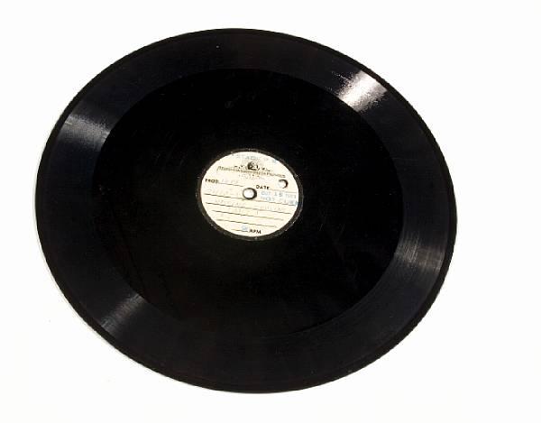 Appraisal: An Elvis Presley acetate recording from Kissin' Cousins Metro-Goldwyn-Mayer The