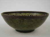 Appraisal: A Chinese hardstone bowl probably th century moss agate with