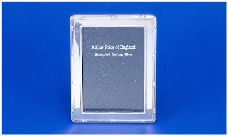 Appraisal: A Modern Small Arthur Price Silver Photo Frame with Thread