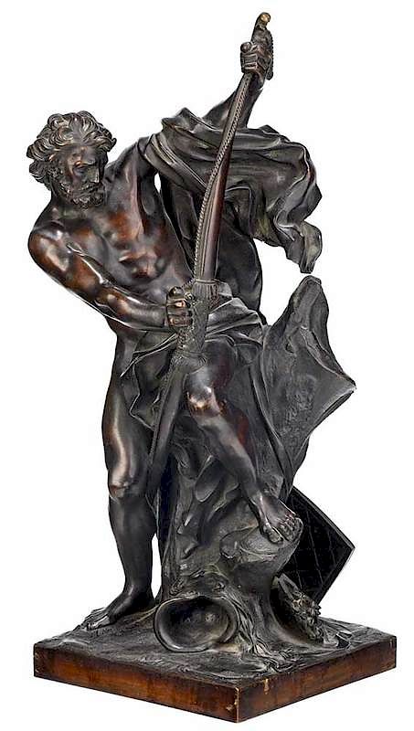 Appraisal: After Jacques Bousseau French Ulysses unsigned th century casting patinated