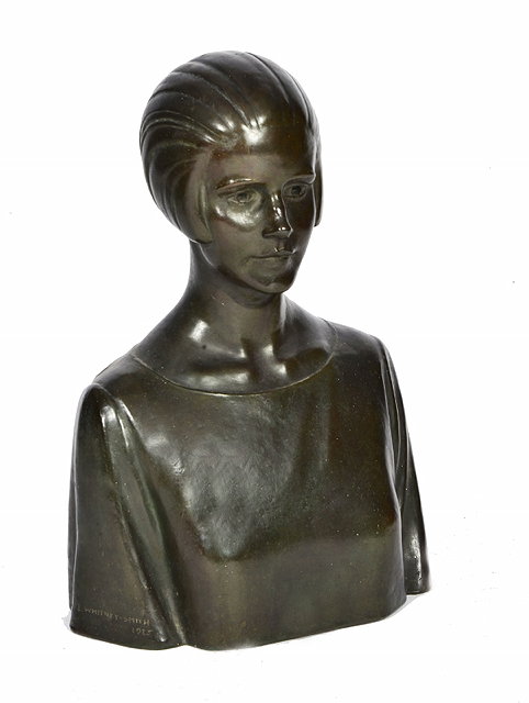 Appraisal: EDWIN WHITNEY SMITH BRITISH - Portrait bust of a lady