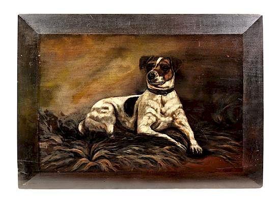 Appraisal: Artist Unknown Likely British th Century Jack Russell Terrier Artist