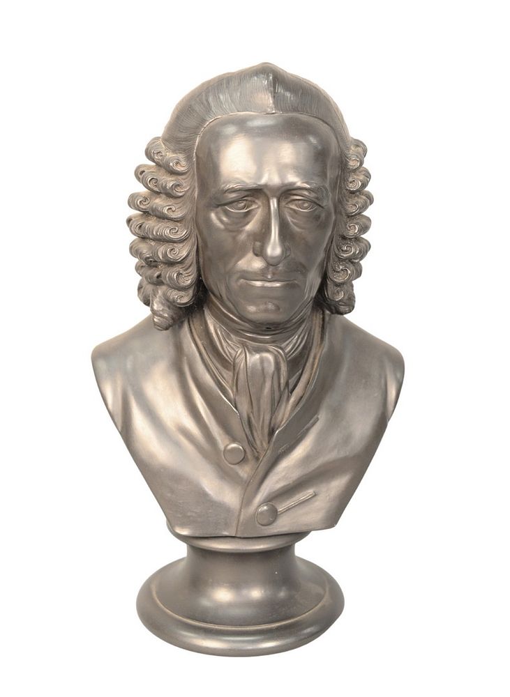 Appraisal: Wedgwood Black Basalt Bust of John Fothergill - stamped Wedgwood