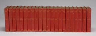 Appraisal: Volume set of works by Hawthorne Set of red cloth