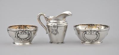 Appraisal: A Lot of Three Austro-Hungarian Silver Gold Washed Objects Including