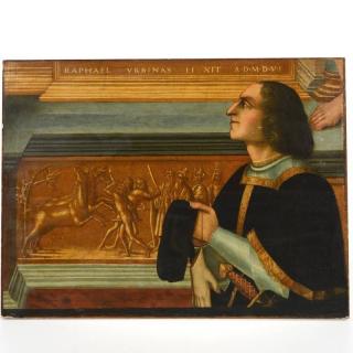 Appraisal: Attributed to Girolamo Nardini The Donor oil on canvas laid