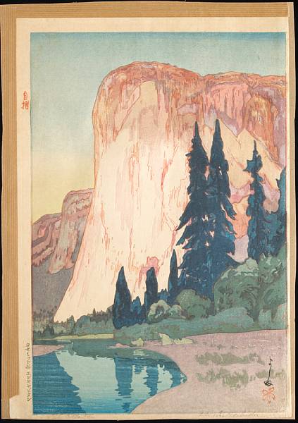 Appraisal: Hiroshi Yoshida - El Capitan From the United States series