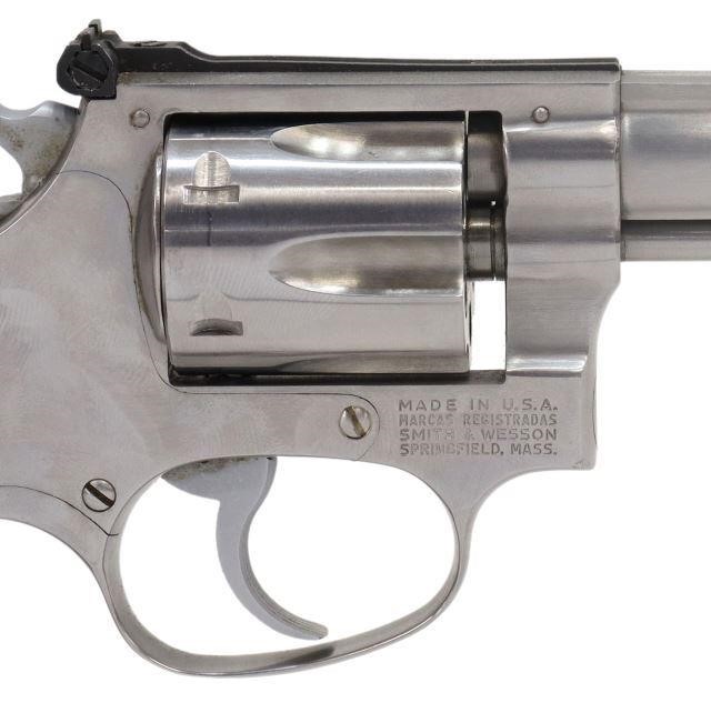 Appraisal: Smith Wesson Model double action revolver LR caliber barrel fixed