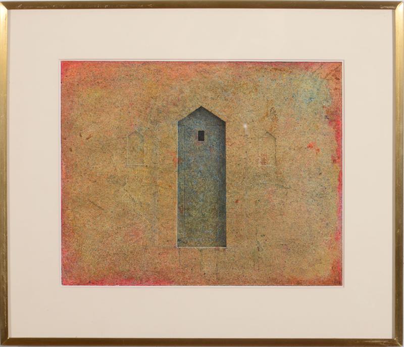 Appraisal: ALAN MAGEE b UNTITLED Etching in colors on wove paper