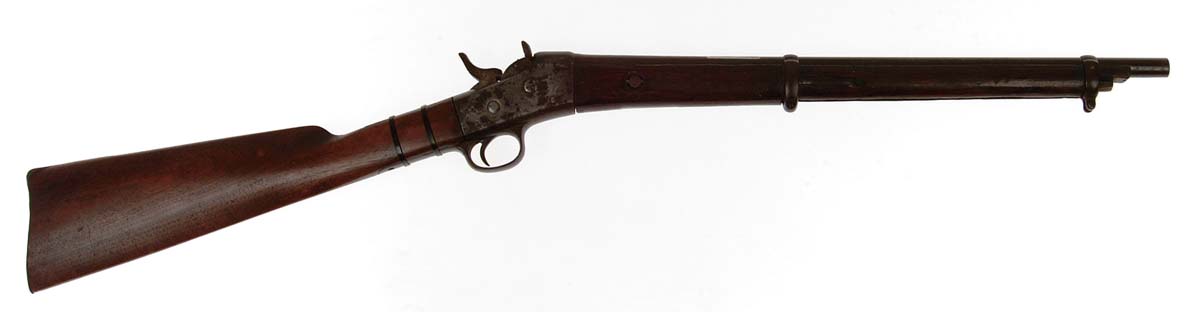 Appraisal: CUT DOWN REMINGTON ROLLING BLOCK RIFLE Cal Either mm Danish