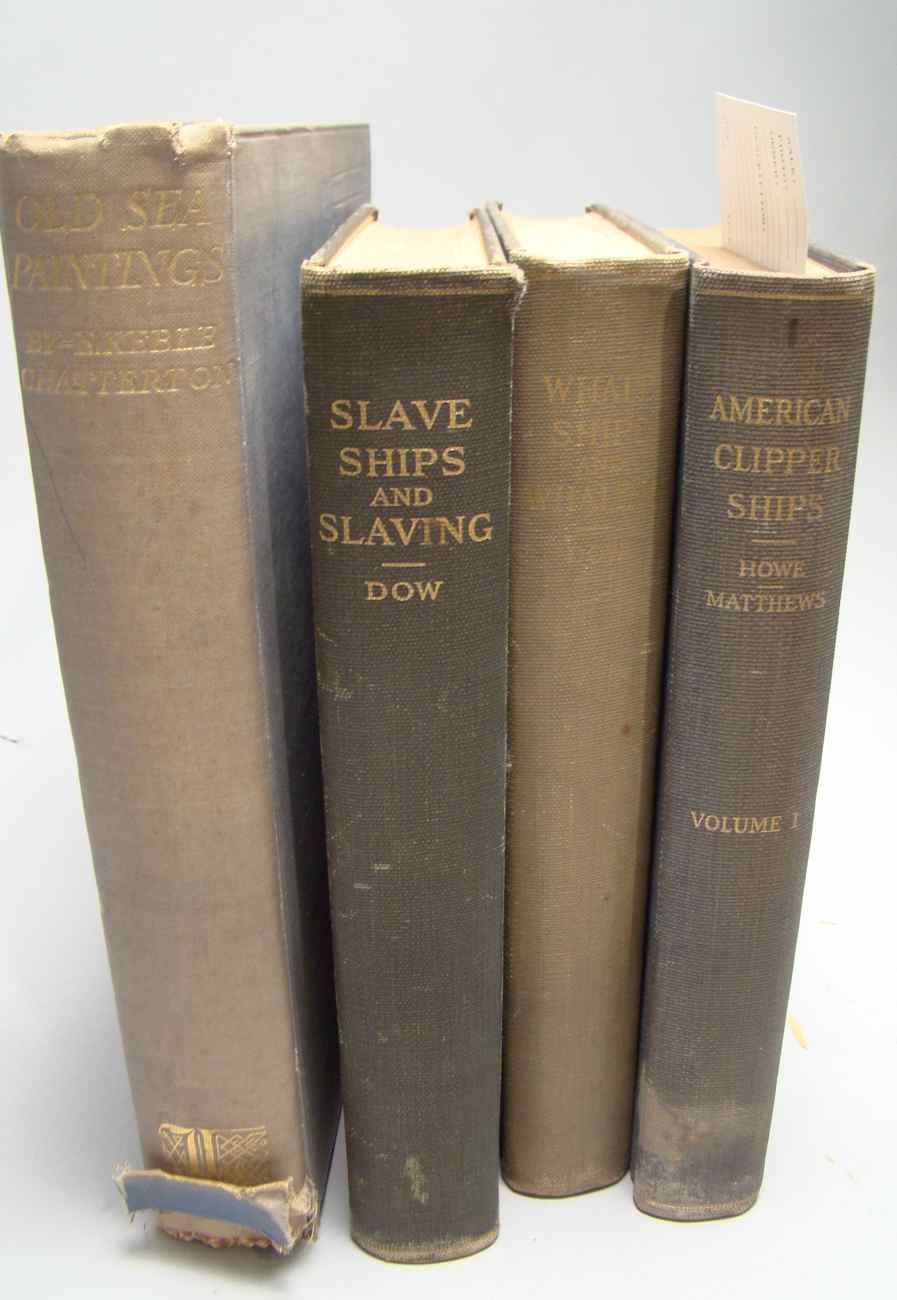 Appraisal: MARINE RESEARCH SOCIETY Four books Dow George Whale Ships and