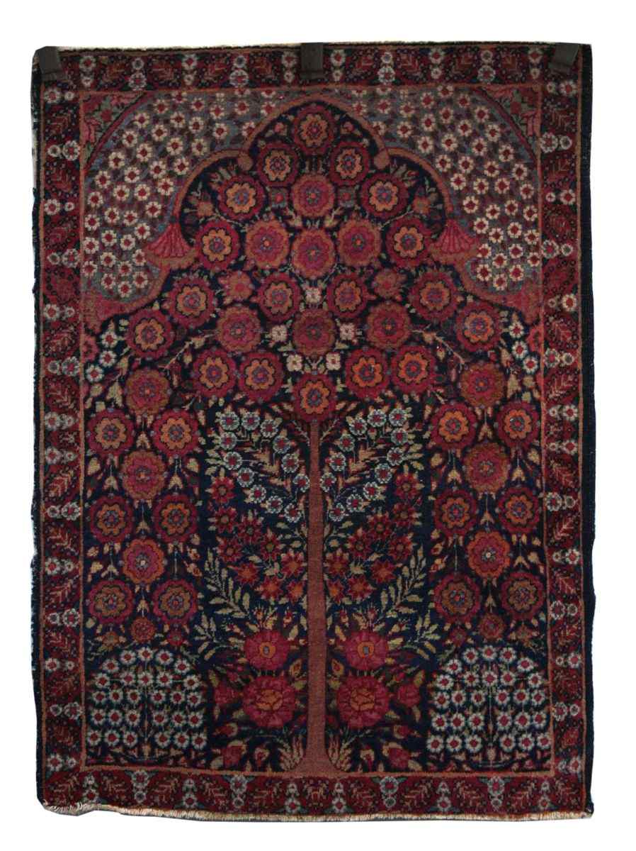 Appraisal: ORIENTAL RUG KIRMAN PRAYER MAT ' x ' '' With