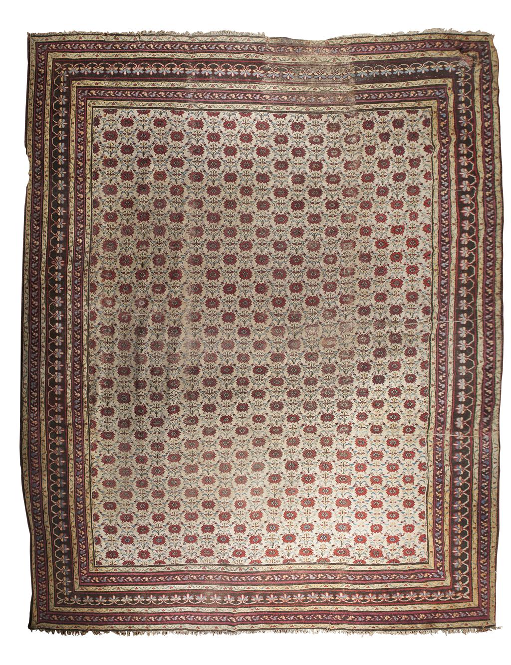 Appraisal: AMRITSAR CARPET NORTH INDIA LATE TH CENTURY the cream field