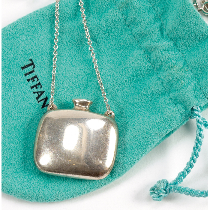 Appraisal: Elsa Peretti vessel necklace by Tiffany Co sterling marked Elsa