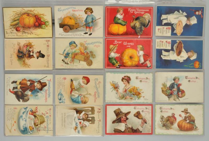 Appraisal: Lot Of Clapsaddle Brundage Postcards This lot includes Ellen Clapsaddle