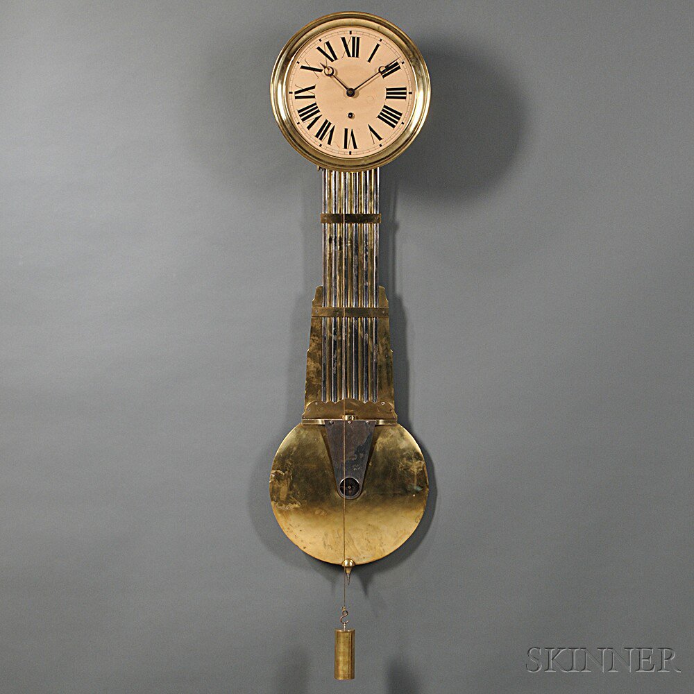 Appraisal: Pinwheel Regulator Movement France with -in brass bezel enclosing the