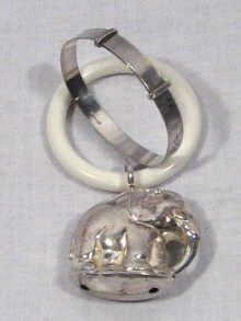 Appraisal: A mixed lot comprising a silver baby bracelet and a