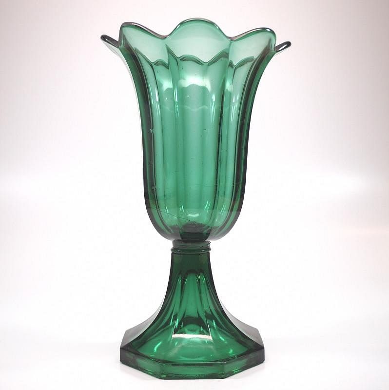 Appraisal: Pattern-molded tulip vase A mid th century pressed glass Tulip