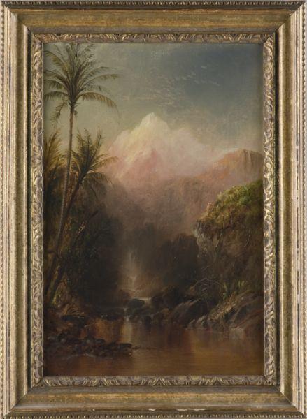 Appraisal: manner of Mignot SC - Andes oil on canvas unsigned