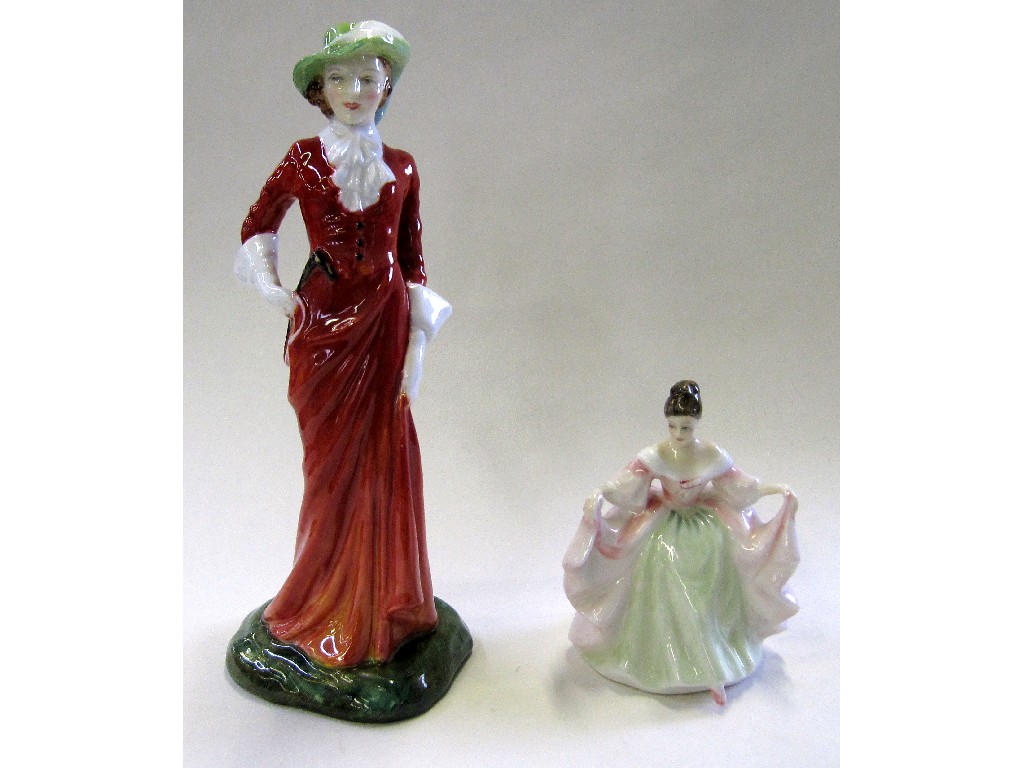 Appraisal: Two Royal Doulton figures Karen HN and Sara HN