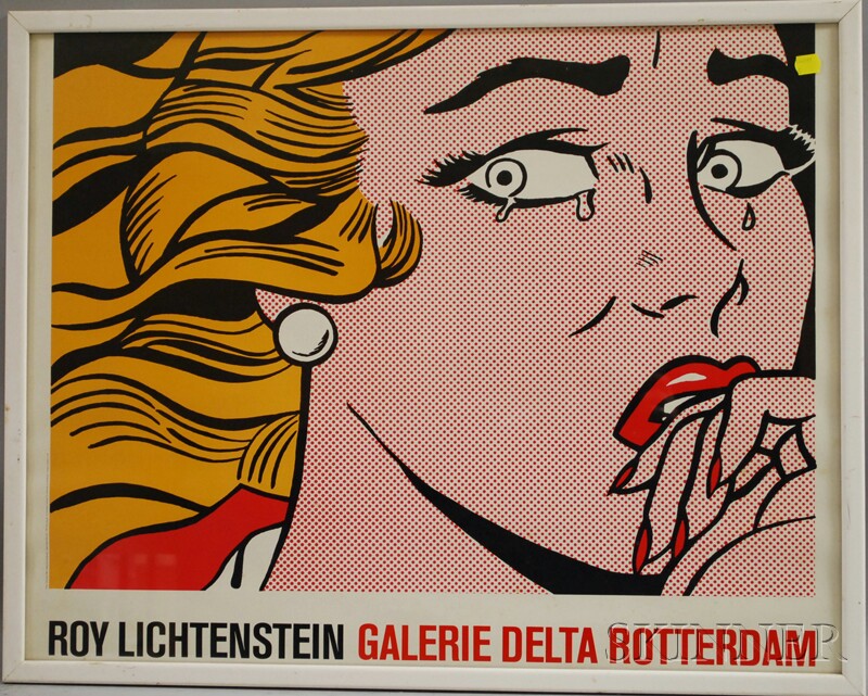 Appraisal: After Roy Lichtenstein American - Crying Girl Roy Lichtenstein Galerie