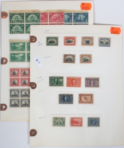 Appraisal: Collection of U S commemoratives -' notably Pan-American Exposition set