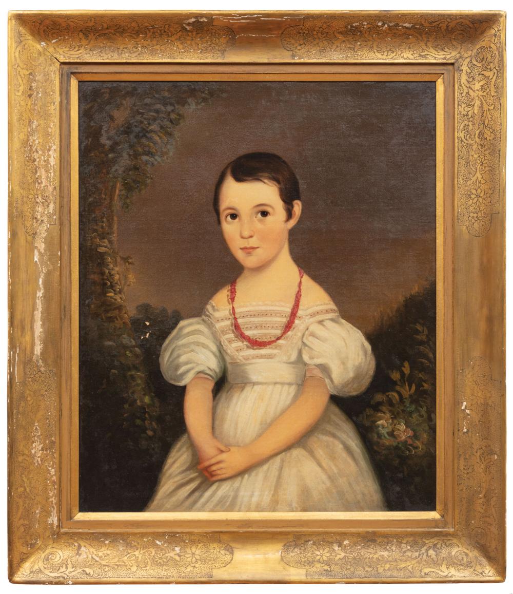 Appraisal: Southern School c s Portrait of Julia Adelaide Brown -