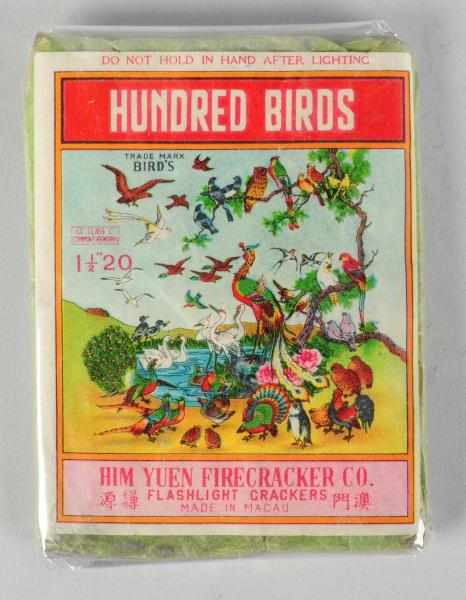 Appraisal: Hundred Birds -Pack Firecrackers Class Manufactured by Him Yuen Candy