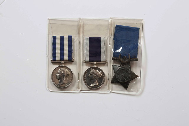 Appraisal: THREE MEDALS relating to Engine Room Artificer WE Bull consisting