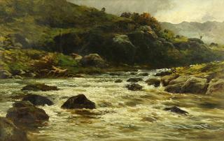 Appraisal: Painting William Beattie Brown William Beattie Brown British Scottish -