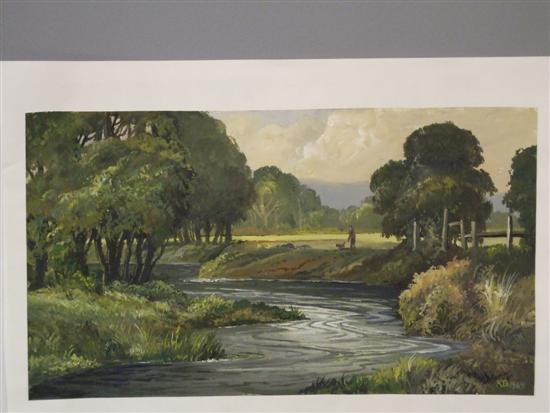 Appraisal: Keith Burtonshaw five watercolours of various English landscapes all signed