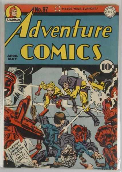 Appraisal: Adventure Comics No Description This issue maintains most cover gloss