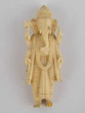 Appraisal: A late th early th century ivory statue of Ganesh