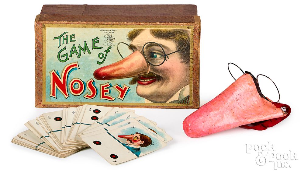 Appraisal: McLoughlin Bros Game of Nosey ca McLoughlin Bros Game of