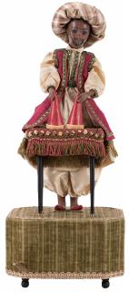 Appraisal: Turkish Conjuror Automaton Switzerland Reuge ca Handsome Turkish magician figure