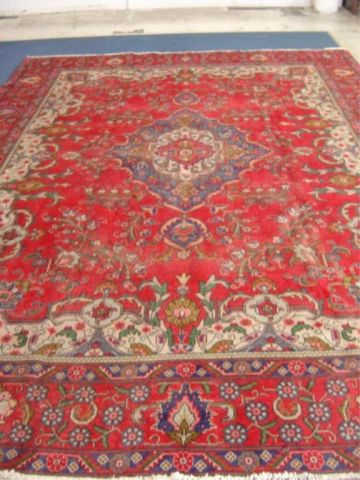 Appraisal: HANDMADE RUG - TABRIZ - X